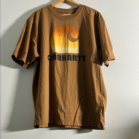 Carhartt Brown Men's T-Shirt - Picture 1 of 4